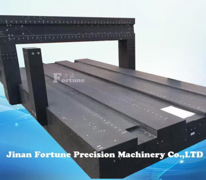 High Precision Black Granite Bridge precision DIN, JIS or GB grade 00 of for CMM, Drilling Milling Machines for PC Board