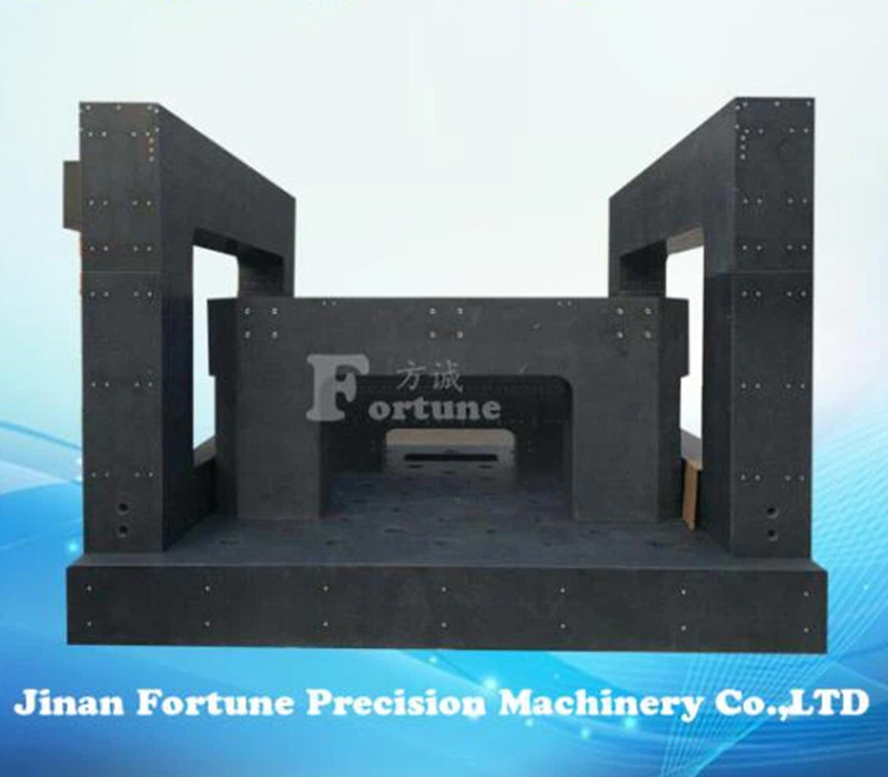 Marble Pillar Which Was Used on CMM, Drilling Milling Machines for PC Board with High Degree of Accuracy with Grade00 of DIN, JIS or GB Standard